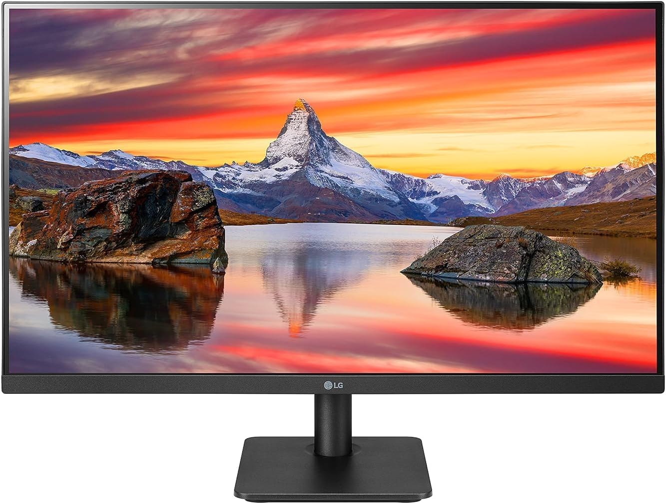 Open Box LG 27MP400 27" FHD IPS 3-Side Borderless FreeSync Monitor - Black