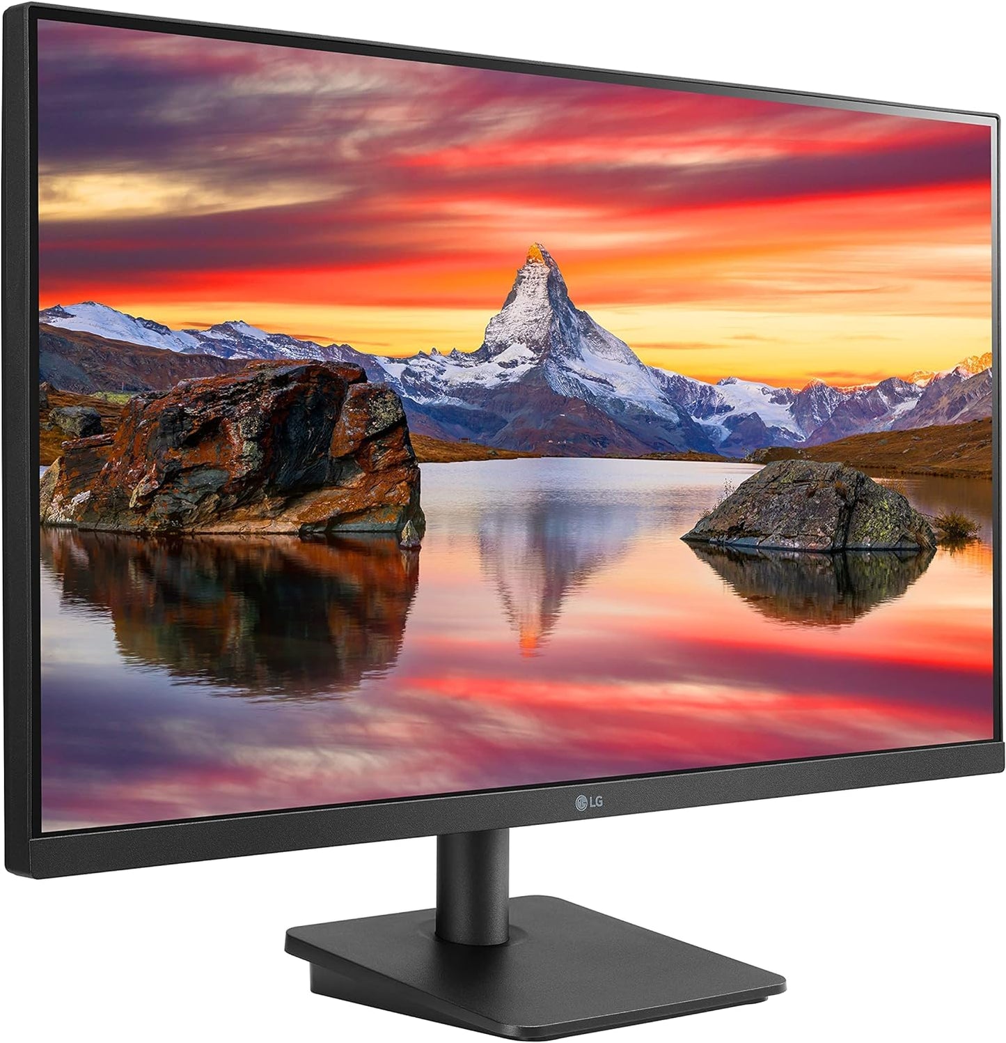 Open Box LG 27MP400 27" FHD IPS 3-Side Borderless FreeSync Monitor - Black