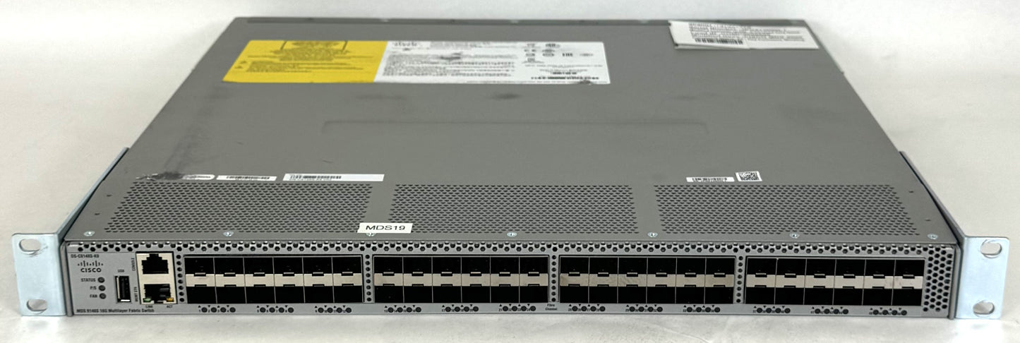 CISCO DS-C9148S-K9 MDS 9148S 16G MULTILAYER FABRIC SWITCH DS-C9148S-K9