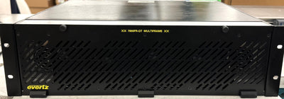 Evertz Multiframe 7800FR-QT Loaded with 4x 7880SLKE 264HD