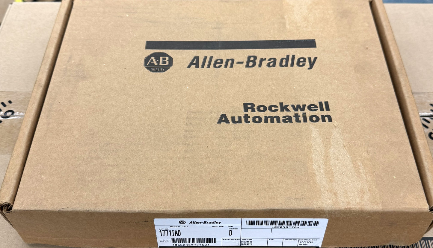 New Allen-Bradley 1771-IAD /D PLC-5 Digital Input Module 120V AC/DC 16 Input