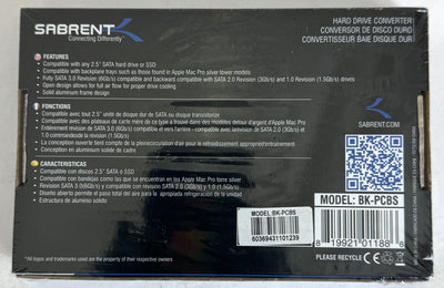 NEW Sabrent 2.5in to 3.5in SSD & SATA Hard Drive Bay Converter