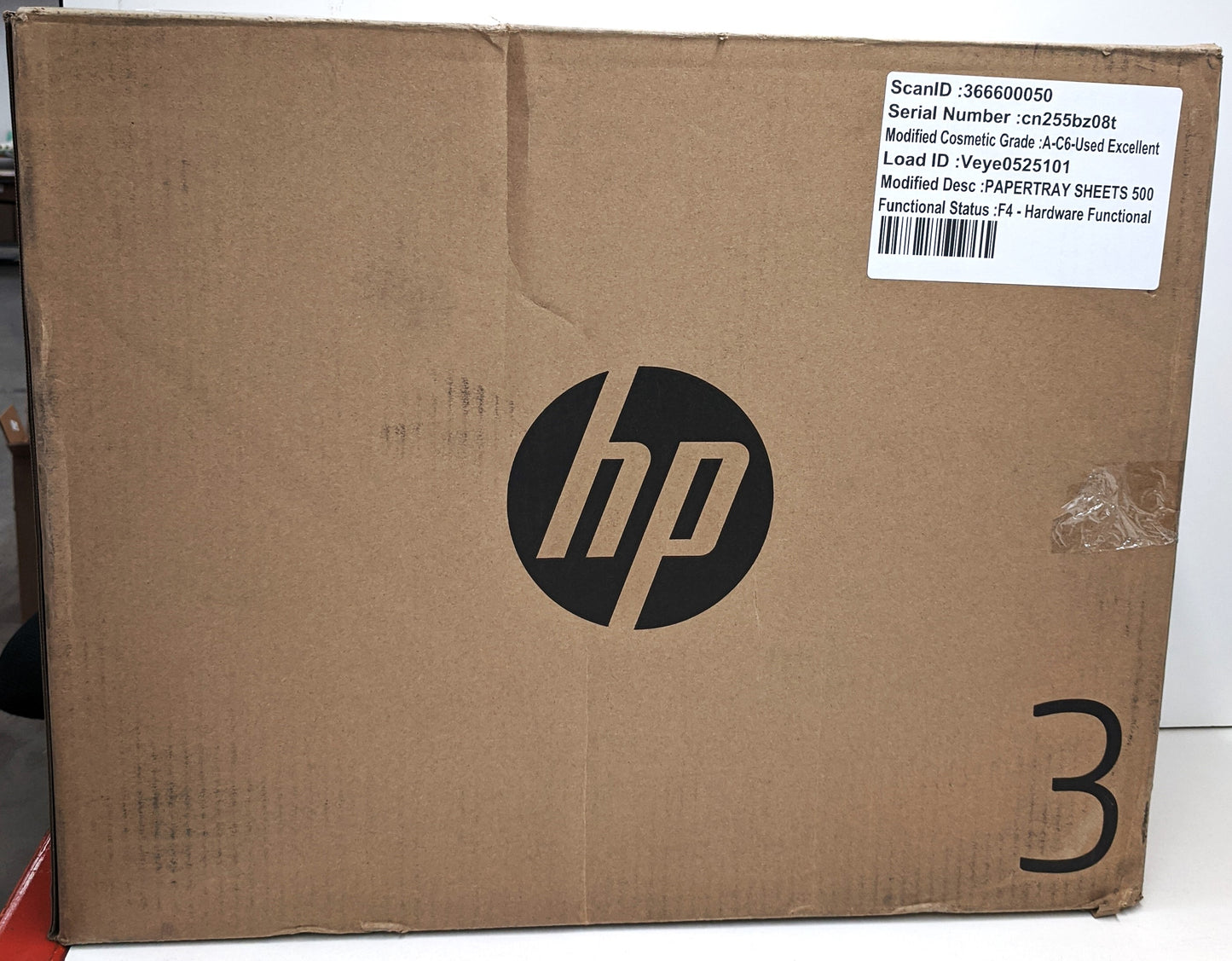 HP PAGEWIDE PRO 500 SHEETPAPER TRAY D3Q23A