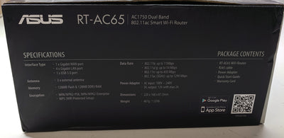 ASUS AC1750 Dual Band RT-AC65 802.11ac Smart WIFI Router