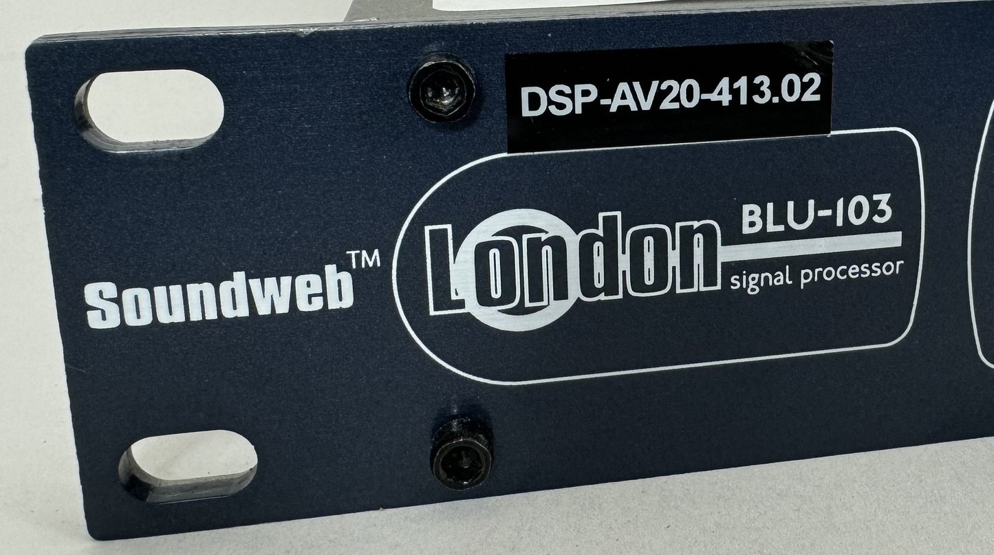 BSS Soundweb London BLU-103 Conferencing Processor with AEC & VOIP