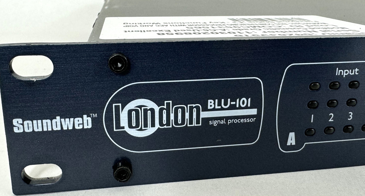 BSS Soundweb London BLU-101m Conferencing Processor w AEC 12 BSSBLU101m