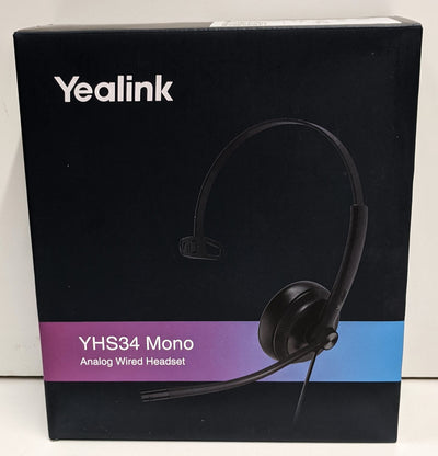 YEA-YHS34-DUAL Wideband Headset for Yealink IP Phones by Yealink