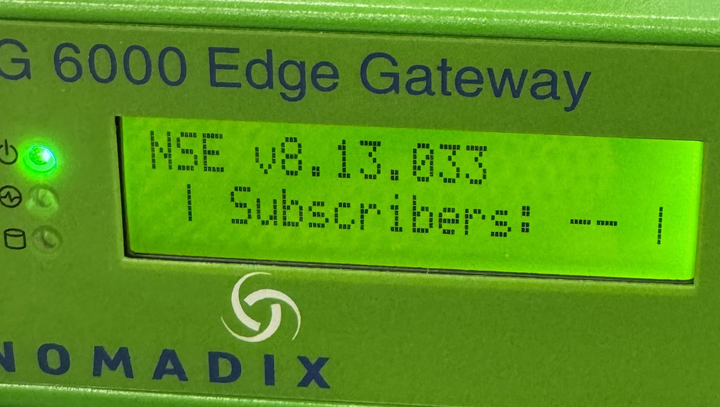 Nomadix EG 6000 Access Gateway