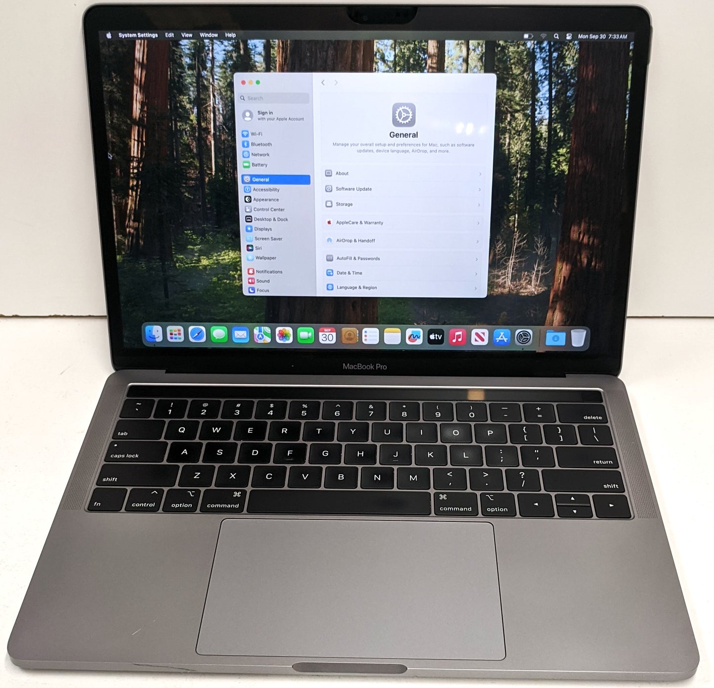 MACBOOK PRO A1989 i5-8279u@2.4ghz,8gb,256gb