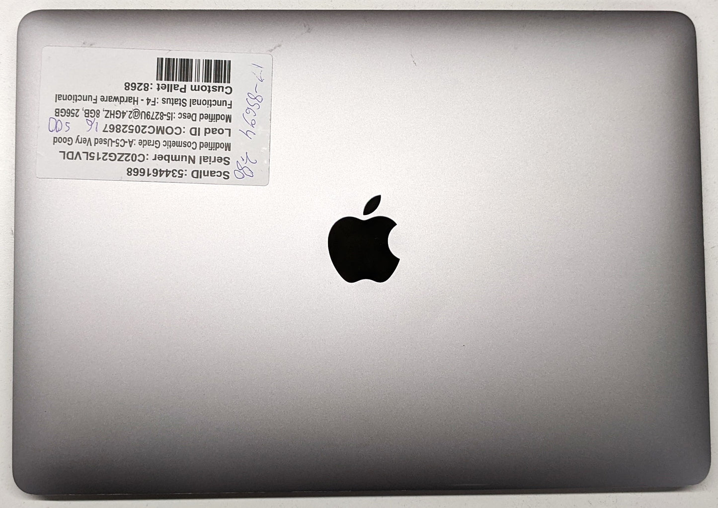 MACBOOK PRO A1989 i5-8279u@2.4ghz,8gb,256gb