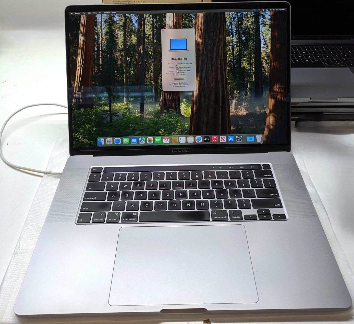 MACBOOK PRO A2141 i9-9980HK@2.4GHZ, 32GB, 1TB