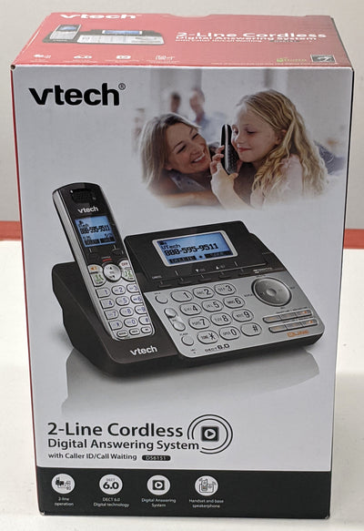 VTECH DS6151 2-Line DECT 6.0 Cordless Digital Answering System and Caller ID