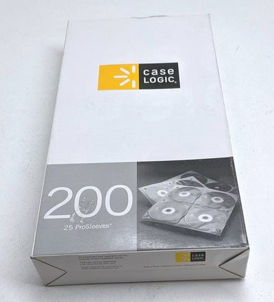 CASE LOGIC PROSLEEVES FOR CD BINDERS - 25 PACK