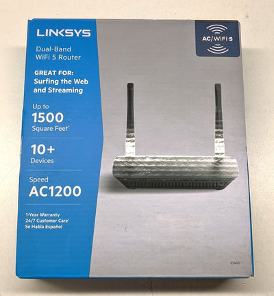 LINKSYS E5400 DUAL-BAND WiFi 5 ROUTER AC1200