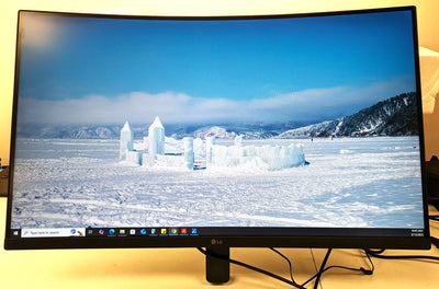 LG 32MR50C-B 32IN FULL HD CURVED SCREEN LCD MONITOR