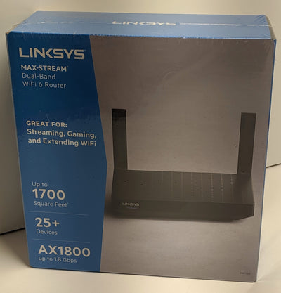 LINKSYS MAX STREAM DUAL BAND WIFI 6 ROUTER