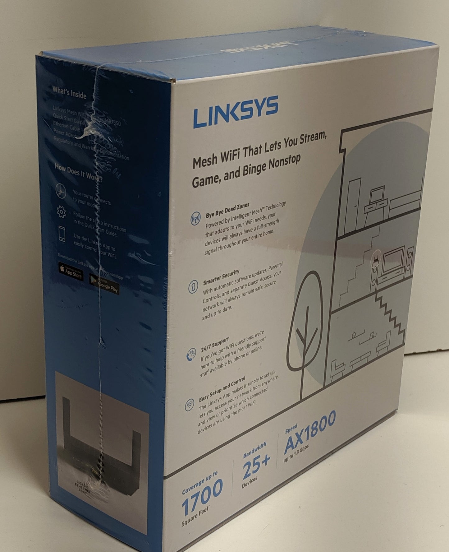 LINKSYS MAX STREAM DUAL BAND WIFI 6 ROUTER