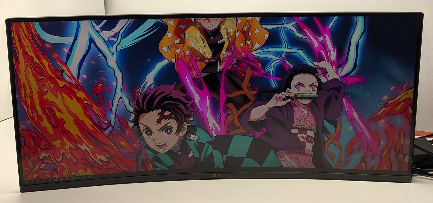 LG 34WR55QK-B 34 WQHD VA LCD Curved Monitor