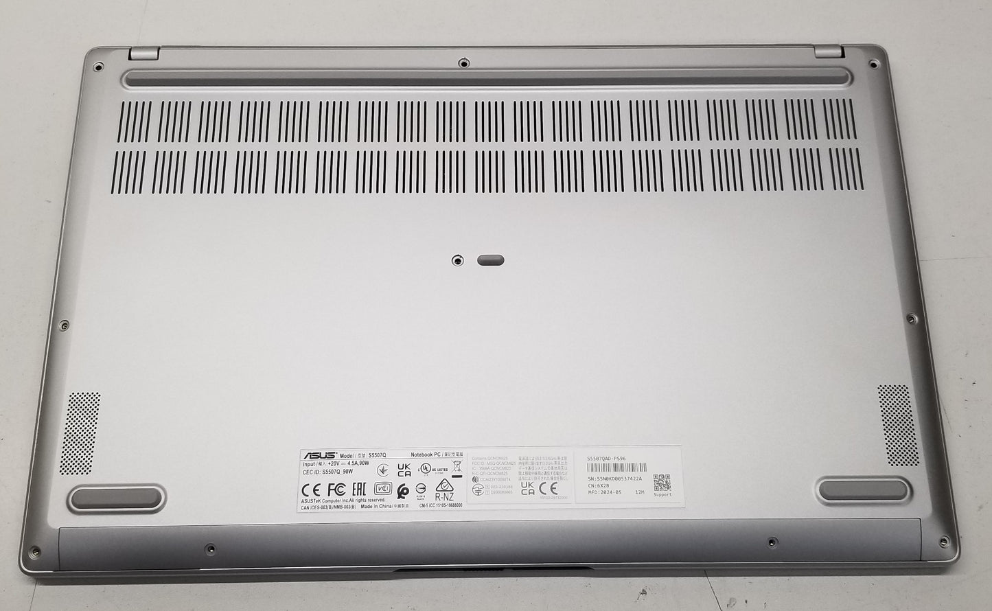 ASUS VIVOBOOK S5507Q 15.6 IN X1E78100, 16GB MEMORY, 1TB SSD