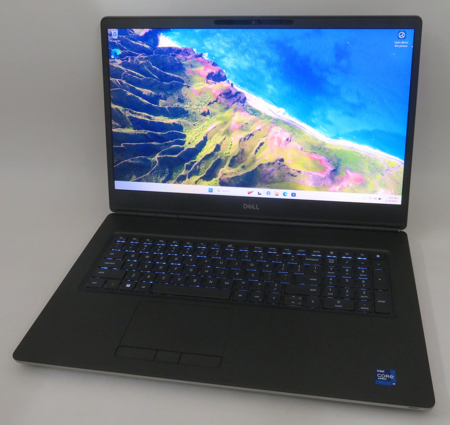 Dell Precision 7760 17in i9 11950H 2.6GHz 32GB RAM 512GB Win 11 Pro RTX A3000