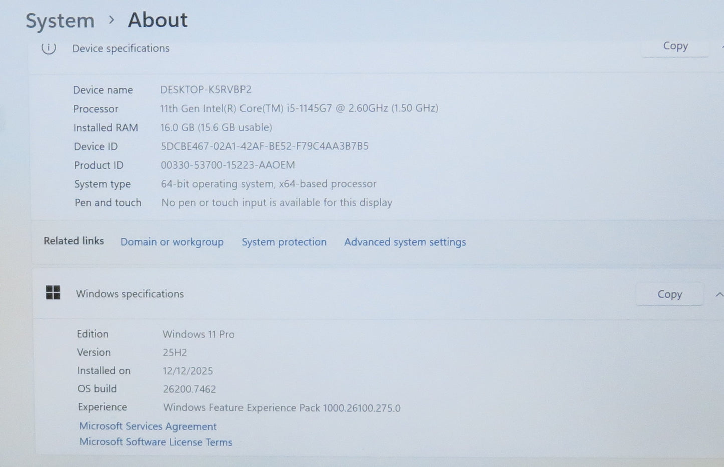 Dell Latitude 5420 14in i5 1145G7 2.6GHz 16GB RAM 256GB Win 11 Pro