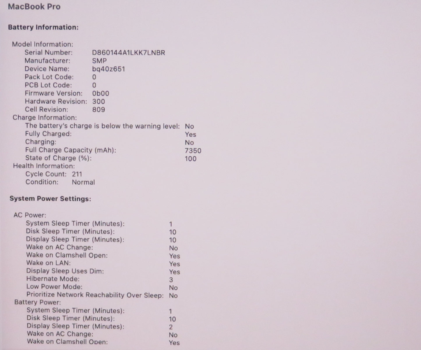 Apple MacBook Pro 2019 16in A2141 i9-9880H 2.3GHz 64GB RAM 2TB Sequoia 5500M