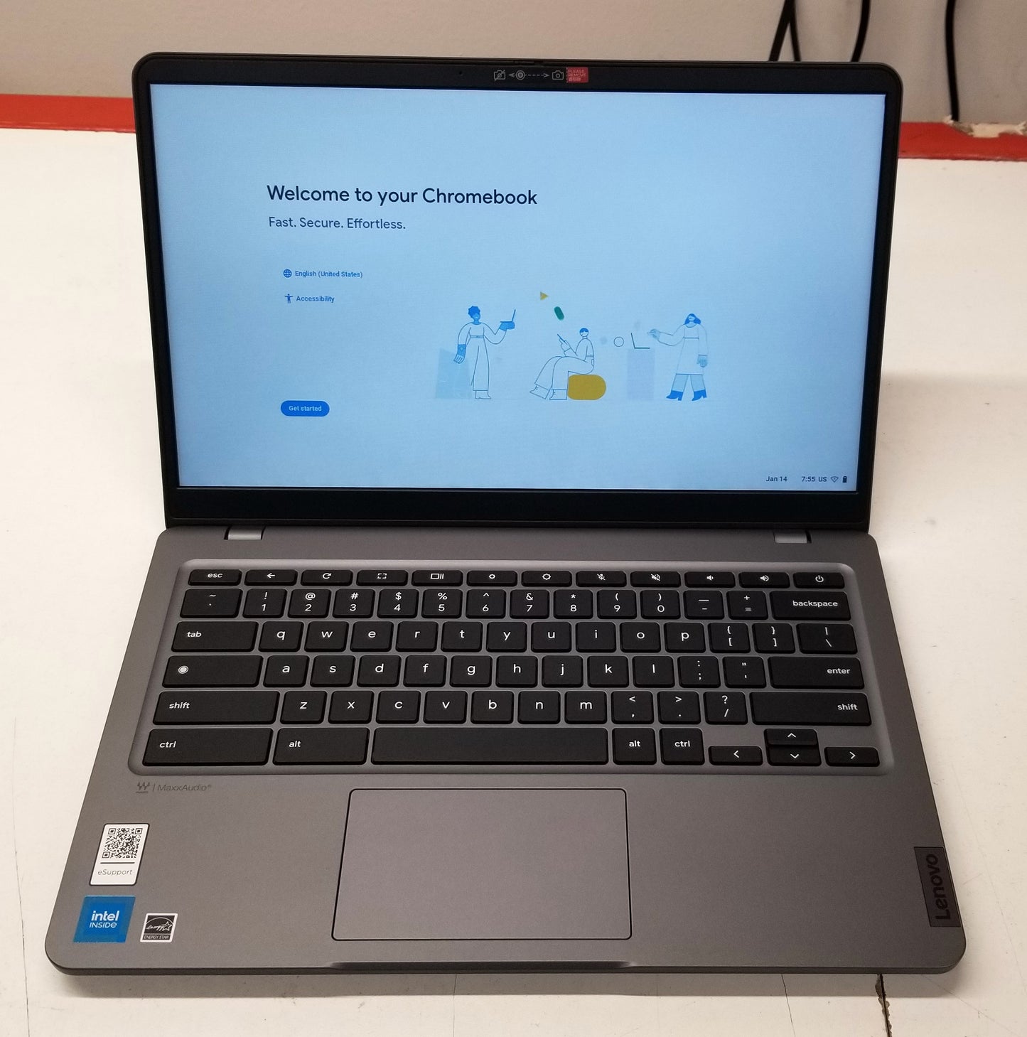 LENOVO IDEAPAD SLIM 3 CHROME 14IAN8  N-Series N100, AI Enabled, 4GB Memory, 64GB