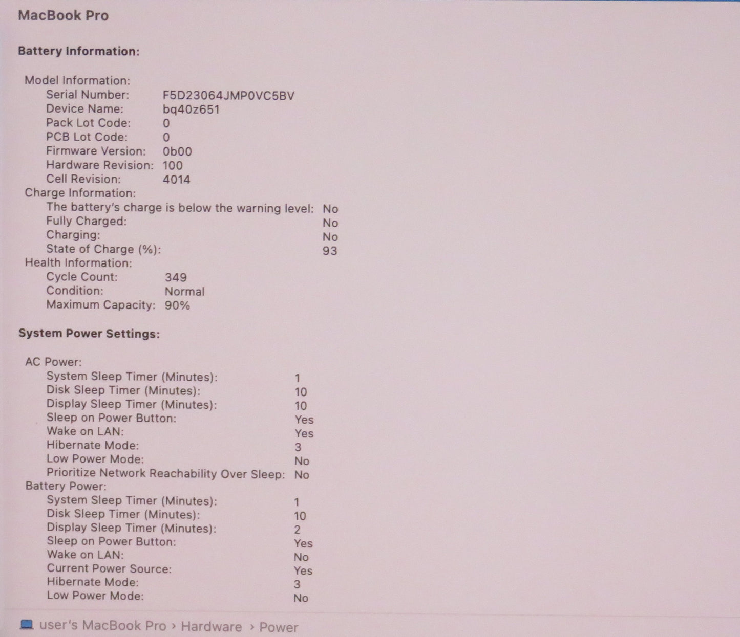 Apple Macbook Pro 2021 16in Retina XDR M1 Pro 16GB RAM 512GB macOS A2485