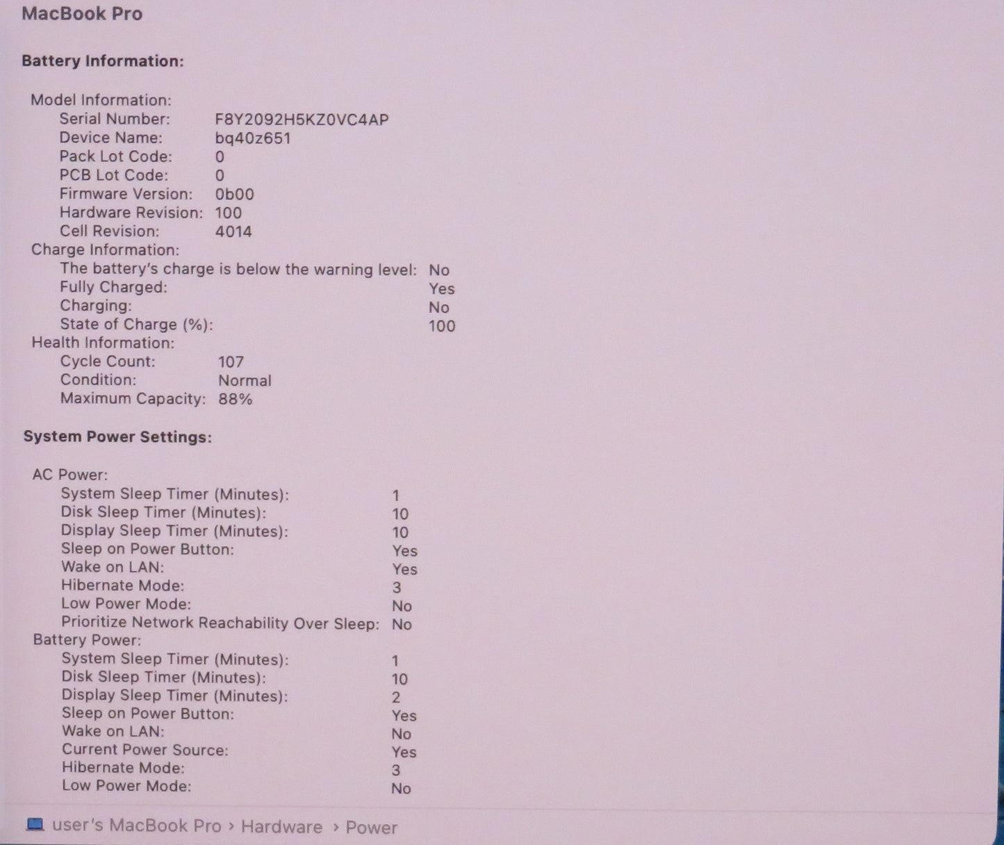 Apple Macbook Pro 2021 16in Retina XDR M1 Pro 16GB RAM 512GB macOS A2485