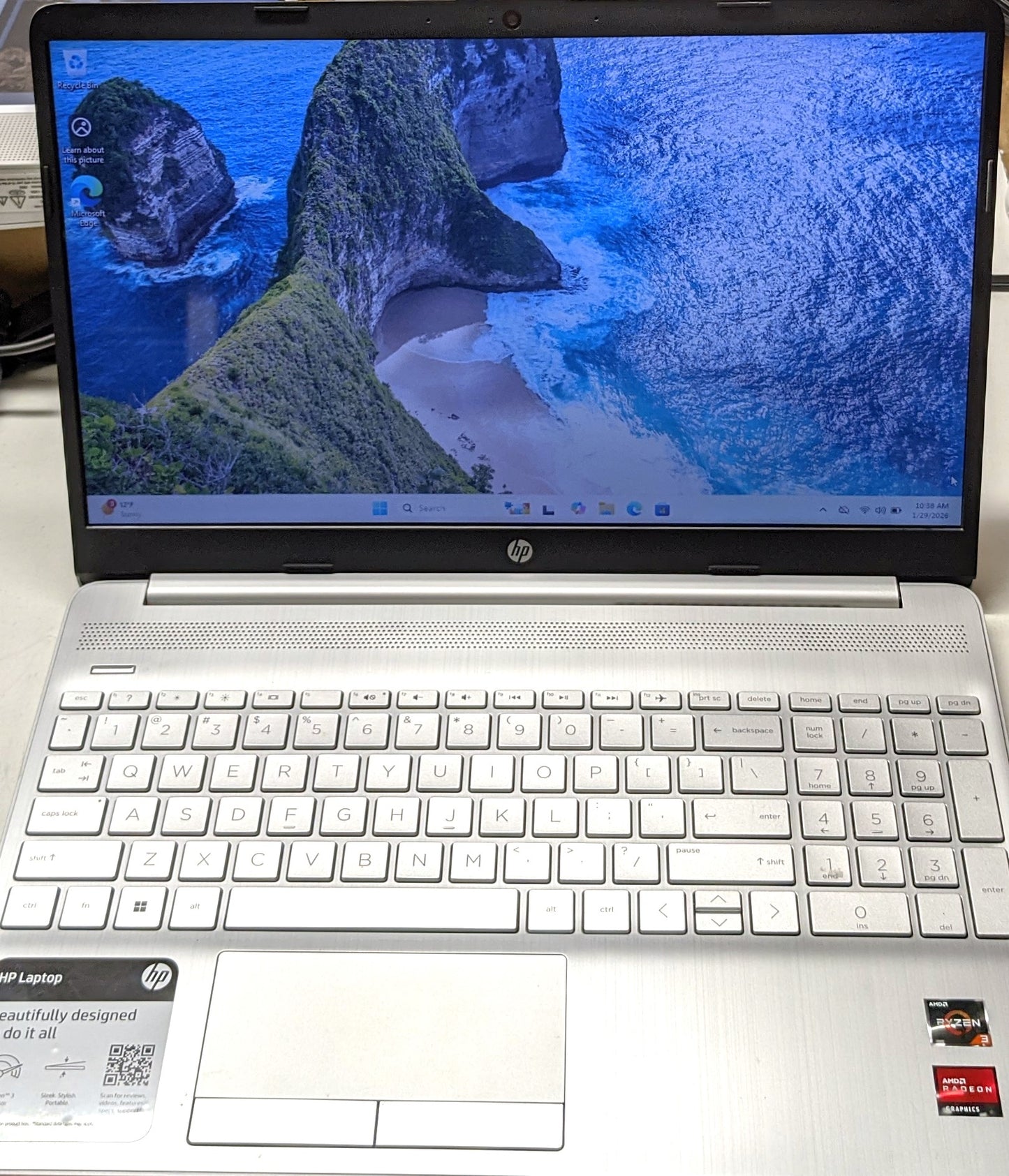 HP 15-GW0123OD LAPTOP R3-3250U 8GB 1TB