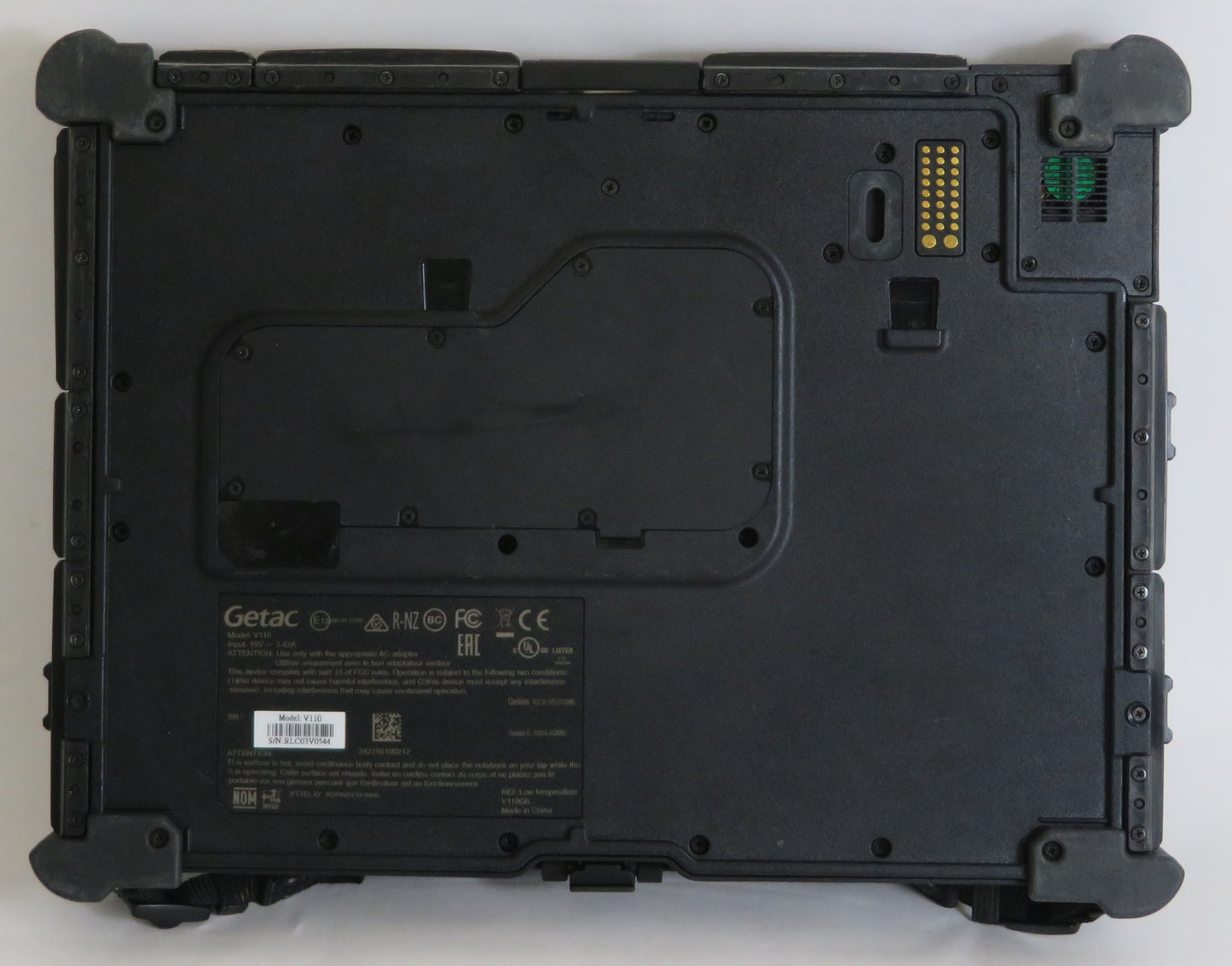 GETAC V110 RUGGED LAPTOP I5 10210U 1.60GHZ 16GB RAM 256GB W11P DUAL BATTERY