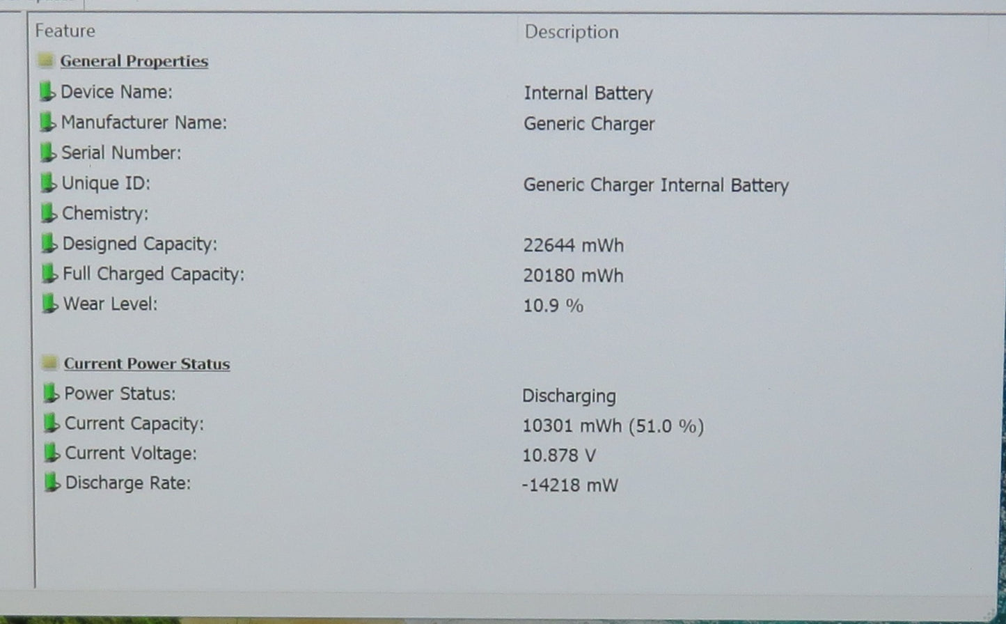 GETAC V110 RUGGED LAPTOP I5 10210U 1.60GHZ 16GB RAM 256GB W11P DUAL BATTERY