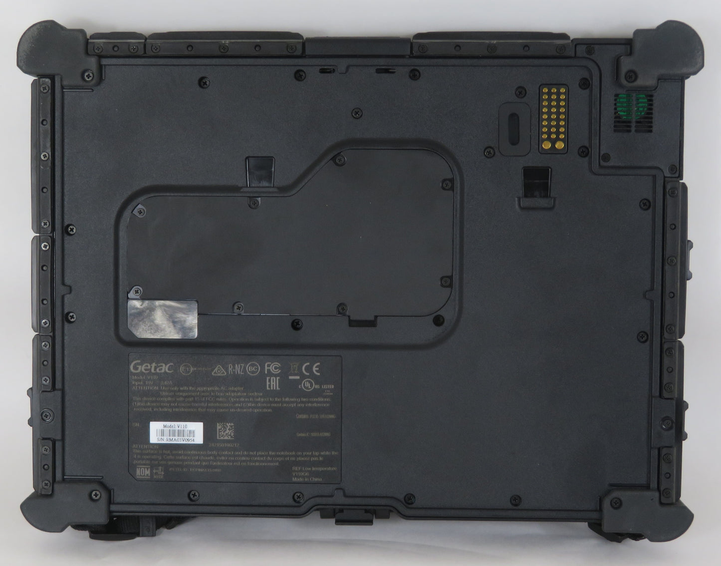 GETAC V110 RUGGED LAPTOP I5 10210U 1.60GHZ 16GB RAM 256GB W11P DUAL BATTERY