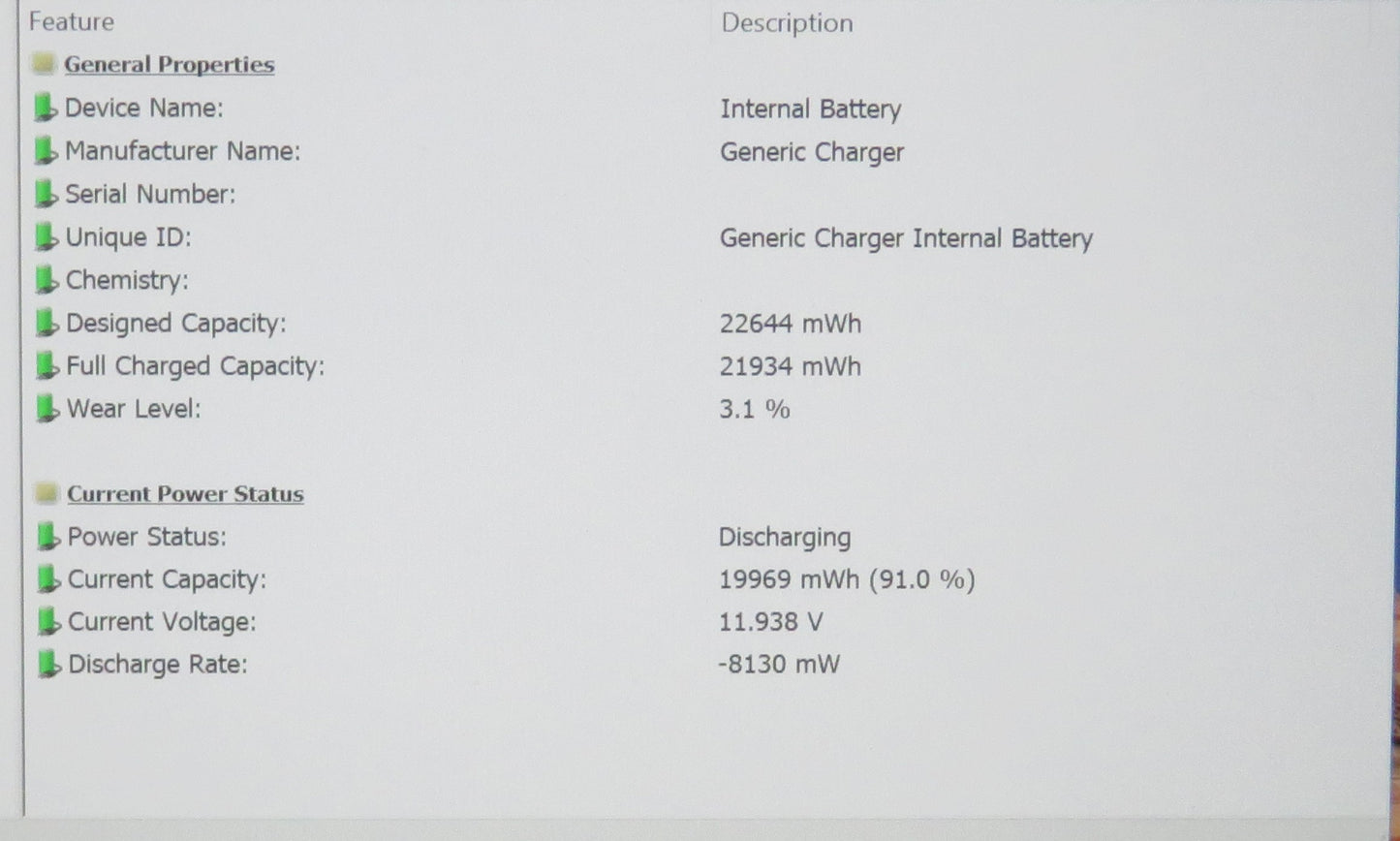 GETAC V110 RUGGED LAPTOP I5 10210U 1.60GHZ 16GB RAM 256GB W11P DUAL BATTERY