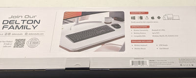 DELTON WIRELESS KEYBOARD & MOUSE DKBMKIT2-WB