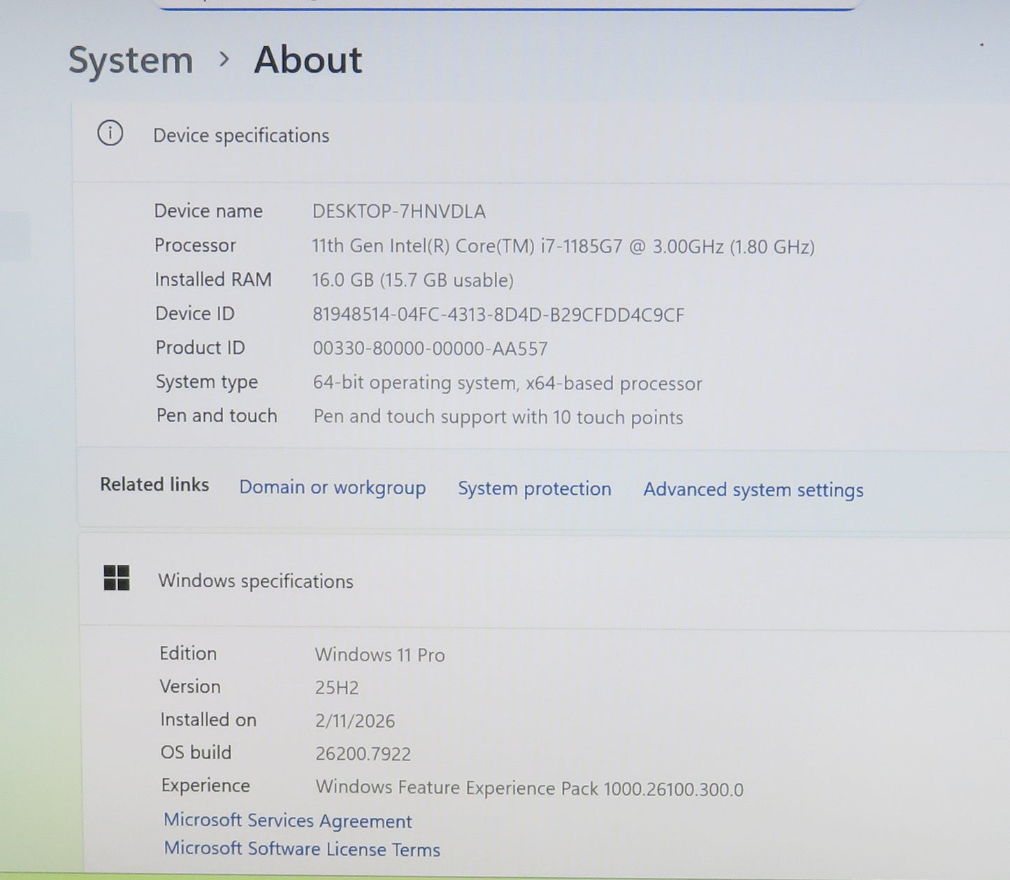 Dell Latitude 7420 14in Touchscreen i7 1185G7 3.0GHz 16GB RAM 512GB Win11 Pro