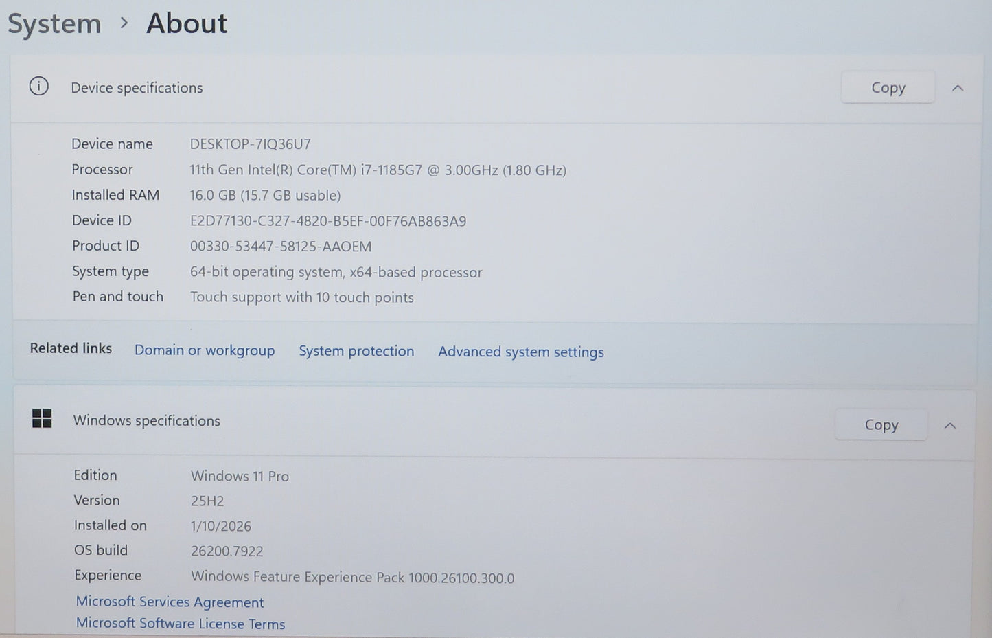 Dell Latitude 5420 14in Touchscreen i7 1185G7U 3.0GHz 16GB RAM 512GB Win11 Pro