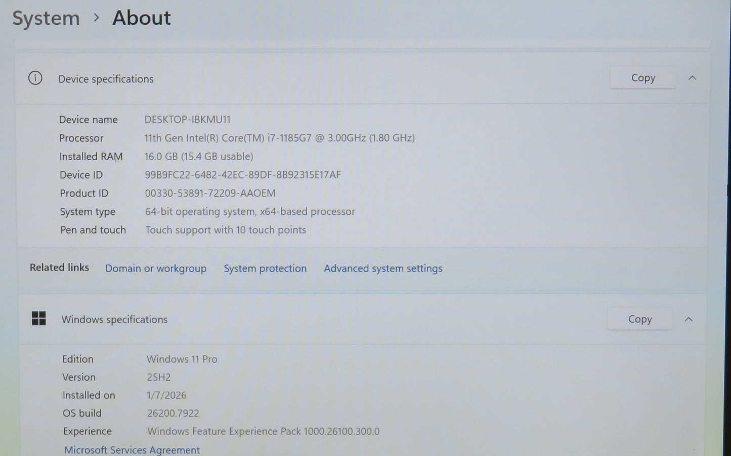 Dell Latitude 5420 14in Touchscreen i7 1185G7U 3.0GHz 16GB RAM 512GB Win11 Pro