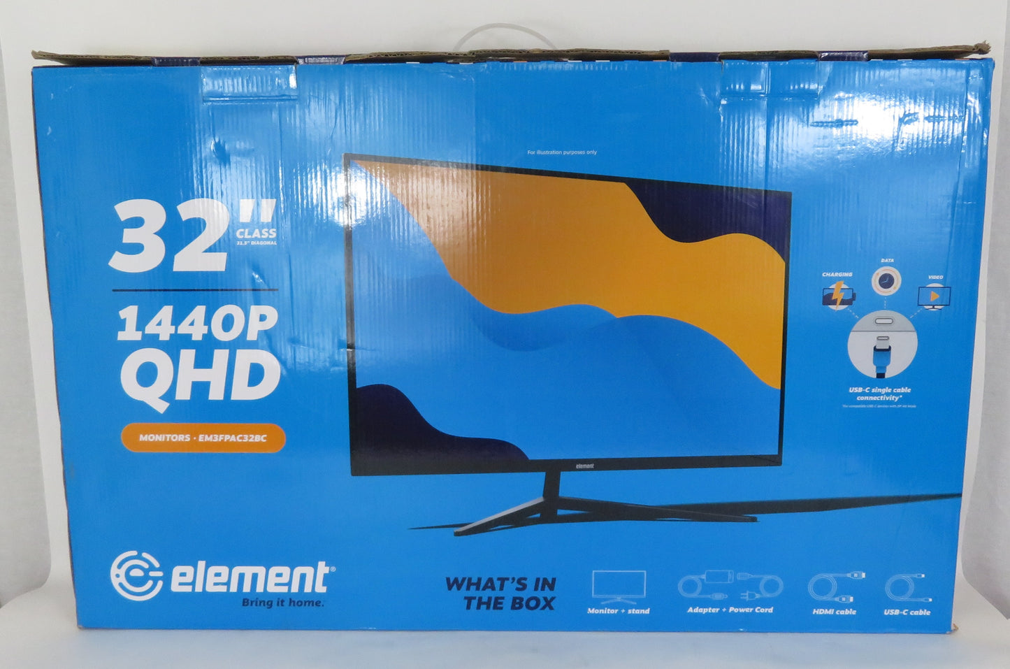 Element EM3FPAC32BC 32" IPS QHD LED Monitor