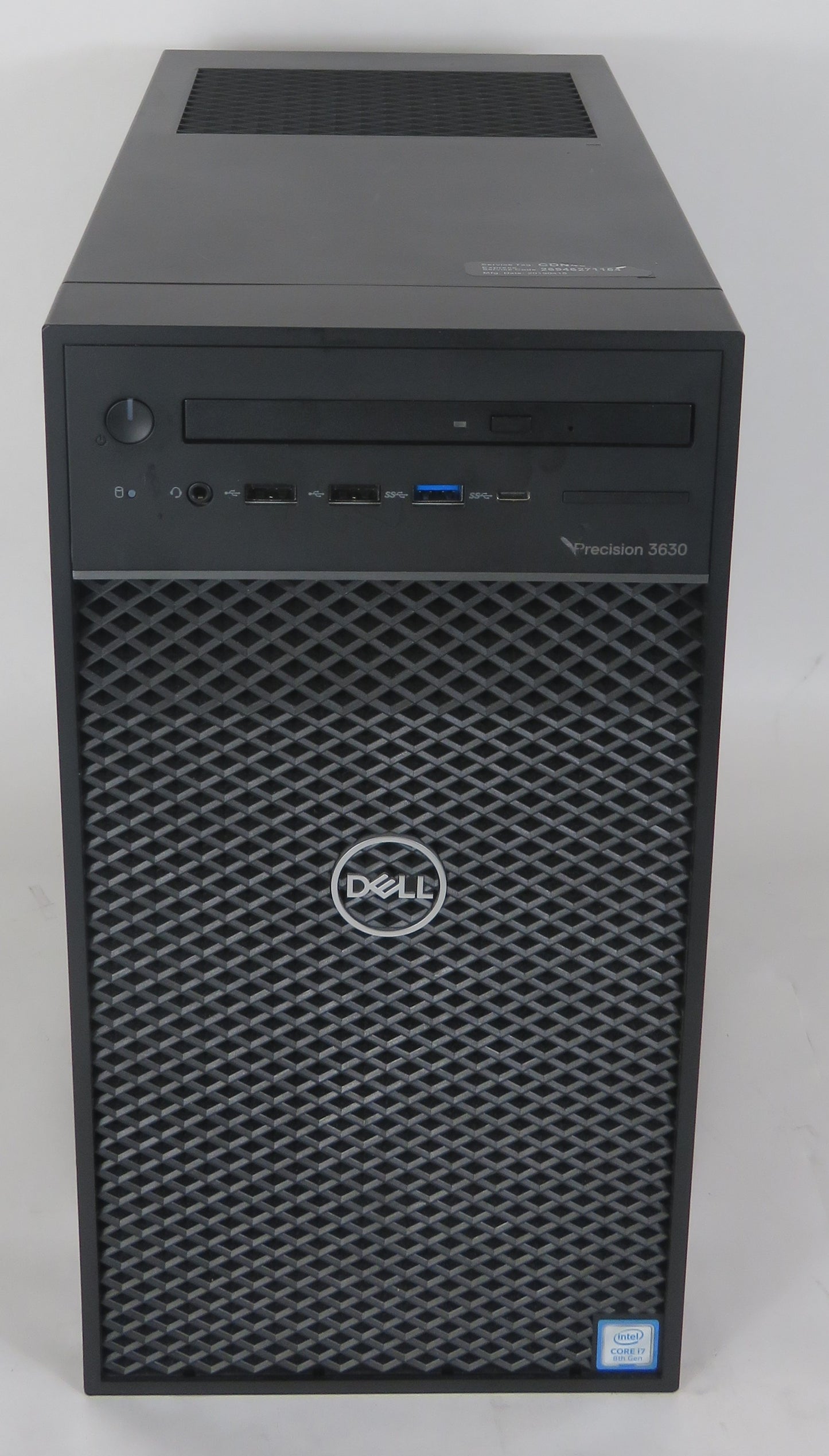 Dell Precision Tower 3630 i7 8700K 3.7GHz 32GB RAM 256GB 1TB HDD W11 WX 3100 DVD