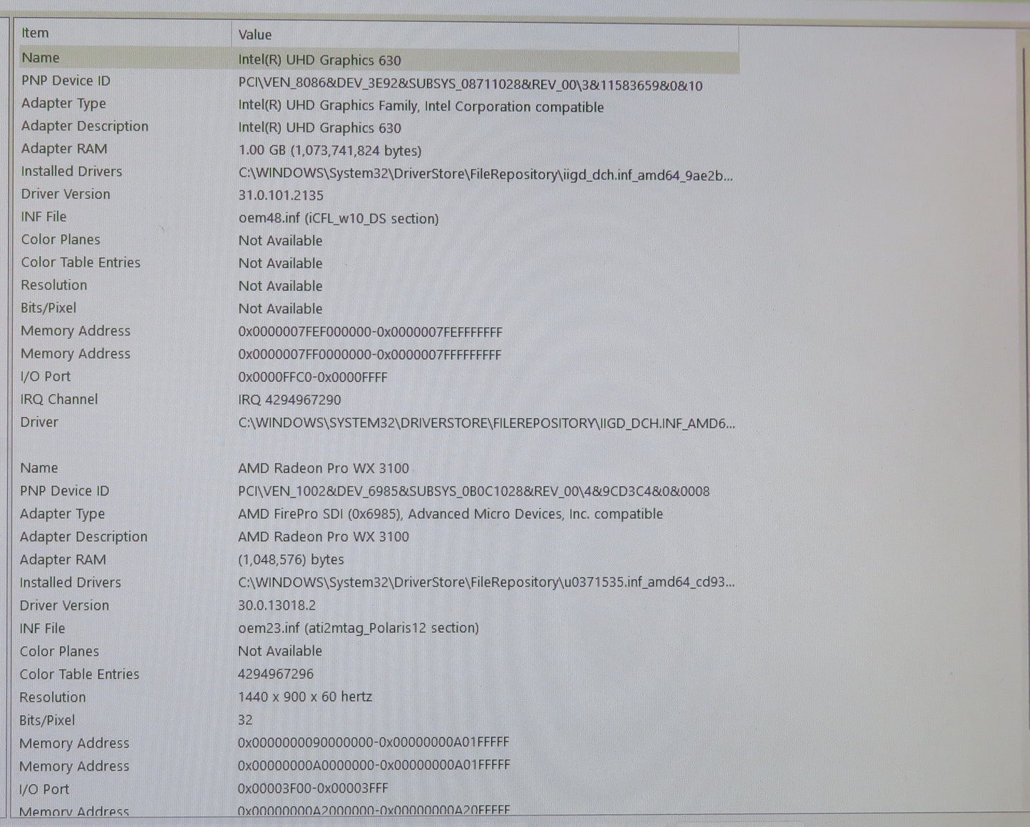 Dell Precision Tower 3630 i7 8700K 3.7GHz 32GB RAM 256GB 1TB HDD W11 WX 3100 DVD