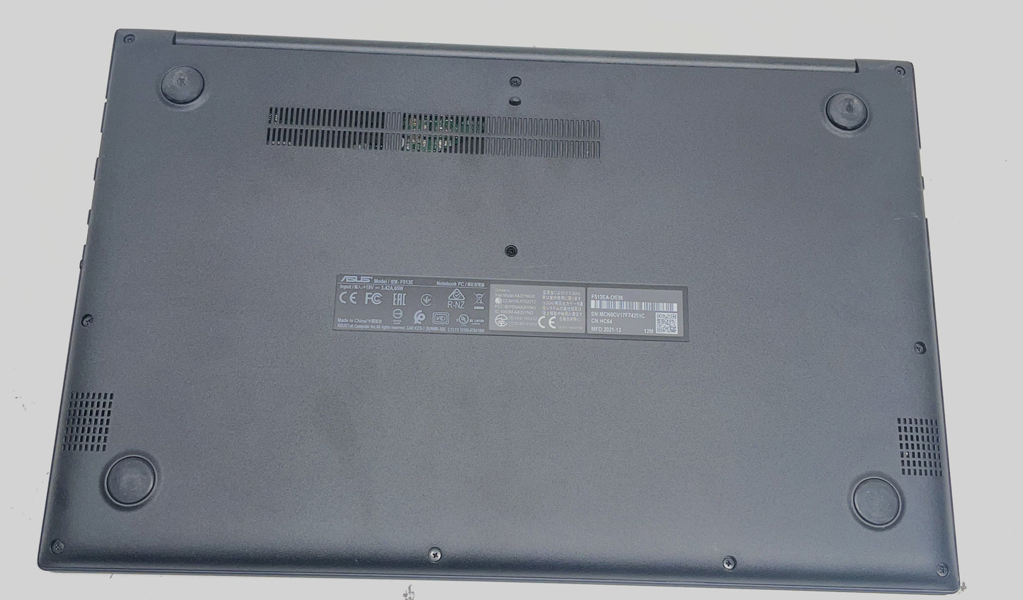 VIVOBOOK F513E I3-1115G4@3.0GHZ, 8GB, 256GB