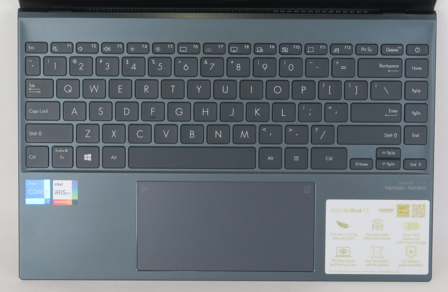 ASUS Zenbook 13 UX325E 13in i7 1165G7 2.8GHz 8GB RAM 512GB W11 H