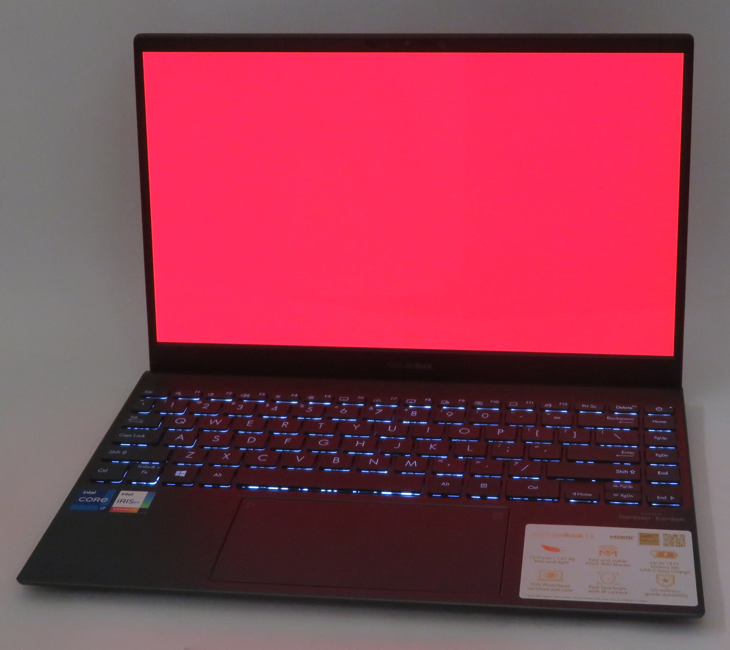 ASUS Zenbook 13 UX325E 13in i7 1165G7 2.8GHz 8GB RAM 512GB W11 H