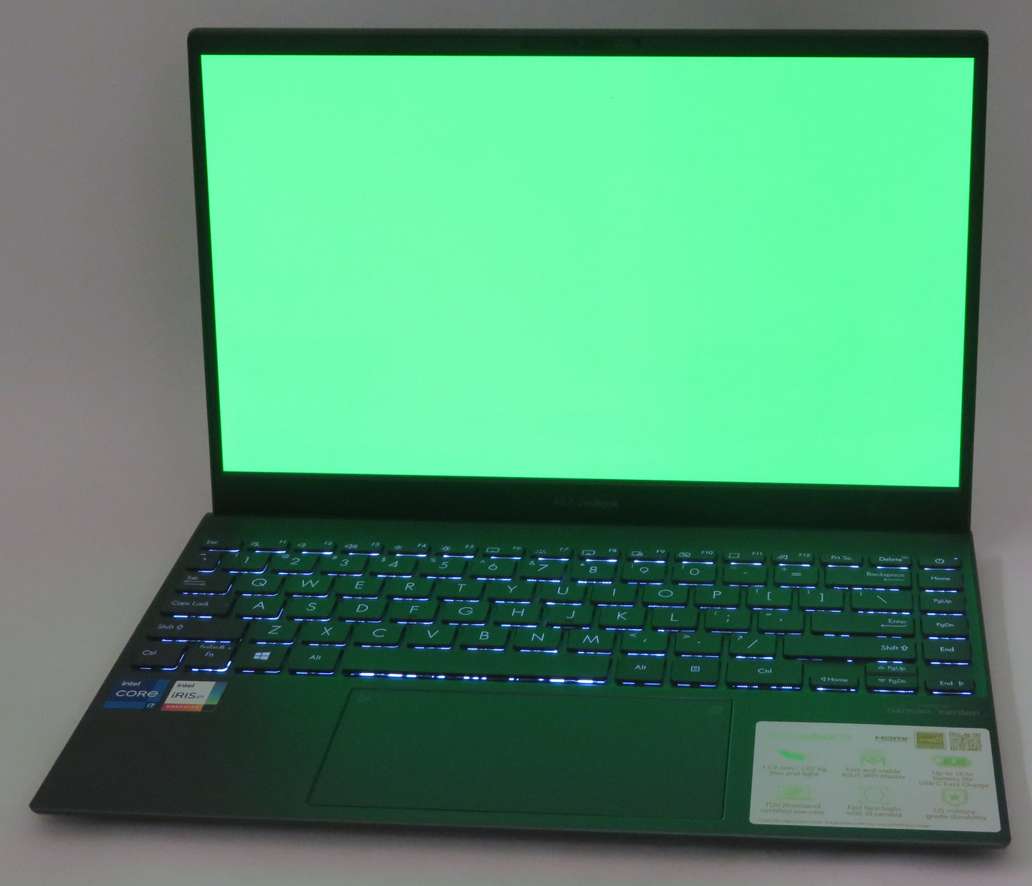 ASUS Zenbook 13 UX325E 13in i7 1165G7 2.8GHz 8GB RAM 512GB W11 H