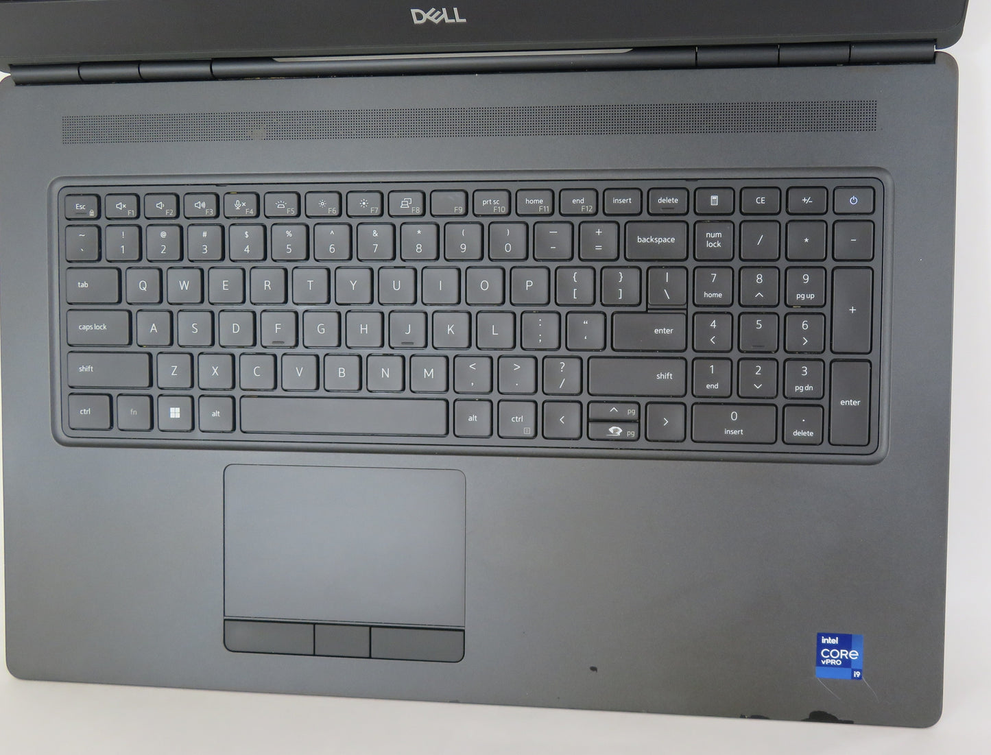 Dell Precision 7760 17in 4K i9 11950H 2.6GHz 32GB RAM 512GB Win 11 Pro RTX A3000