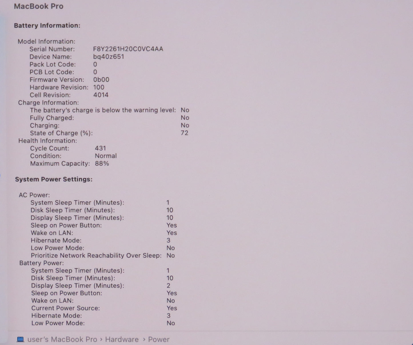 Apple Macbook Pro 2021 16in Retina XDR M1 Pro 16GB RAM 512GB macOS A2485