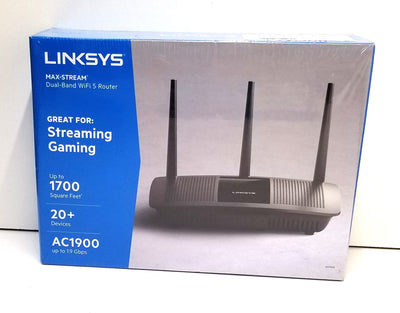Linksys AC1900 Dual-Band Wifi 5 Router- Black