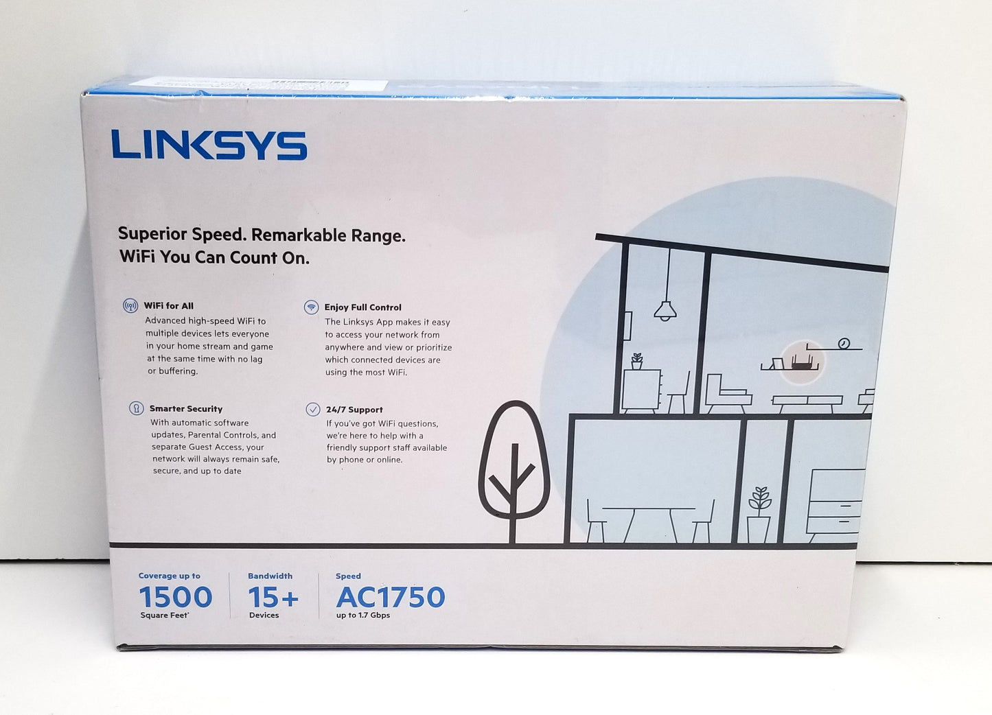 LINKSYS AC1750 DUAL-BAND WIFI 5 ROUTER
