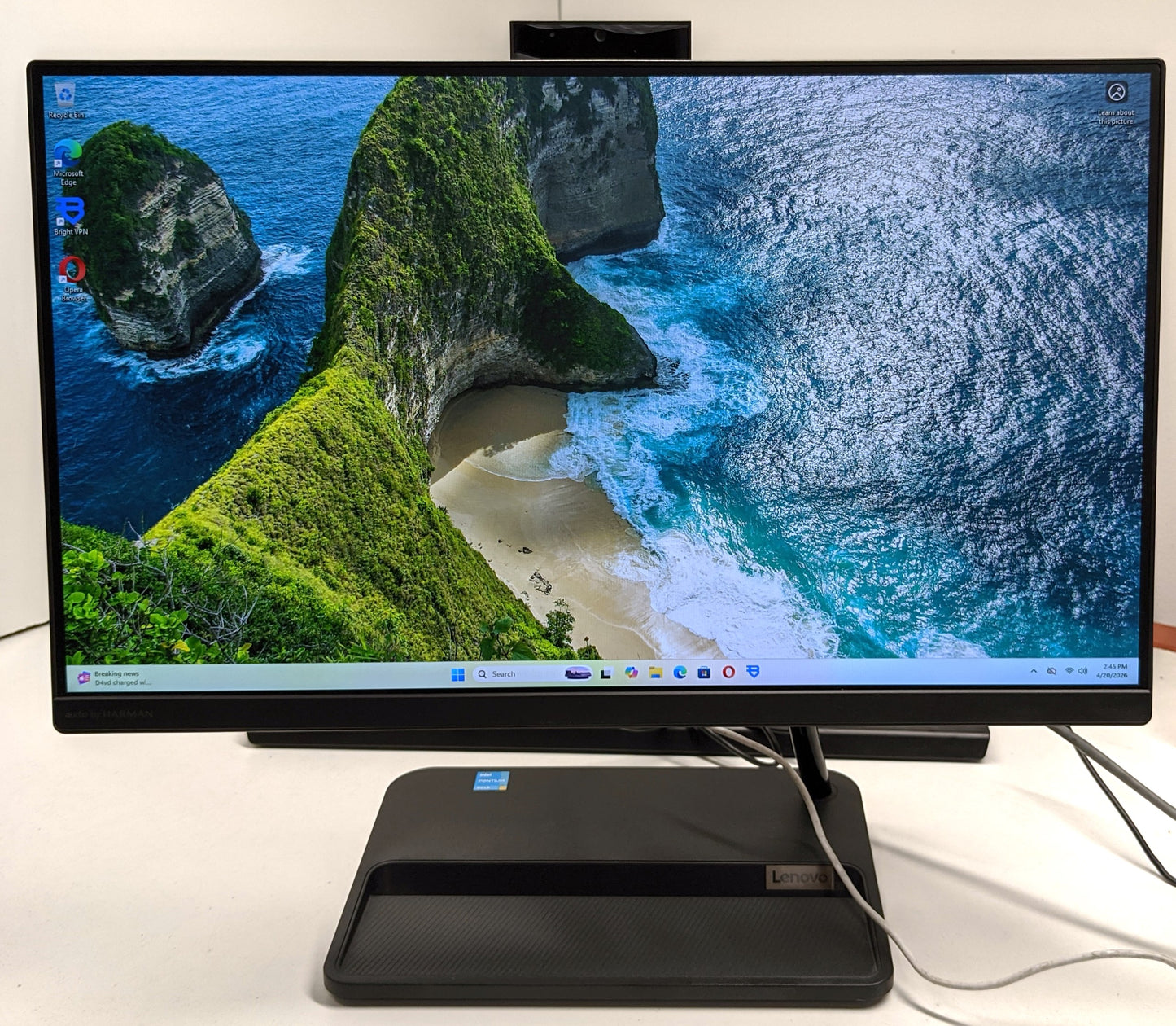 LENOVO IDEACENTRE AIO 3 22IAP7 PG-8505, 4GB MEMORY, 256 SSD